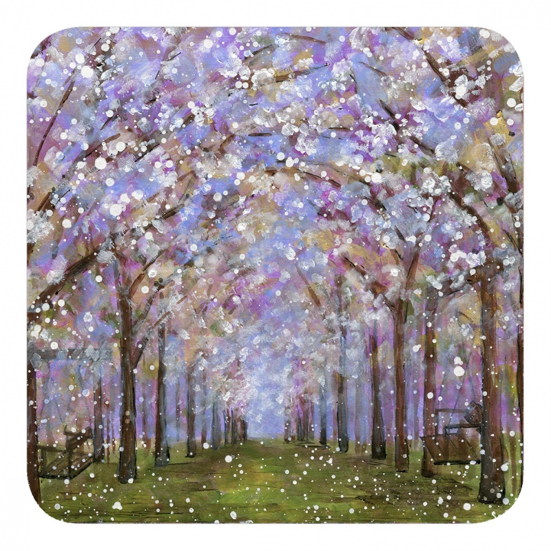 Alnwick Gardens - Taihaku Cherry Blossom Coaster